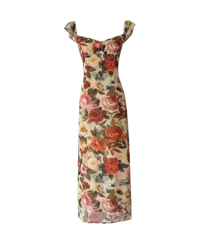 Oil Painting Maxi Dress