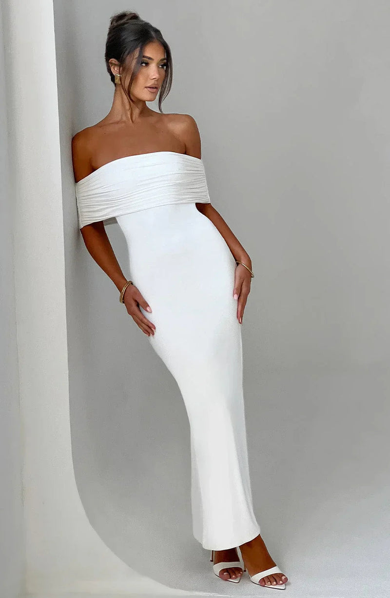 Olympia | Backless Maxi Dress