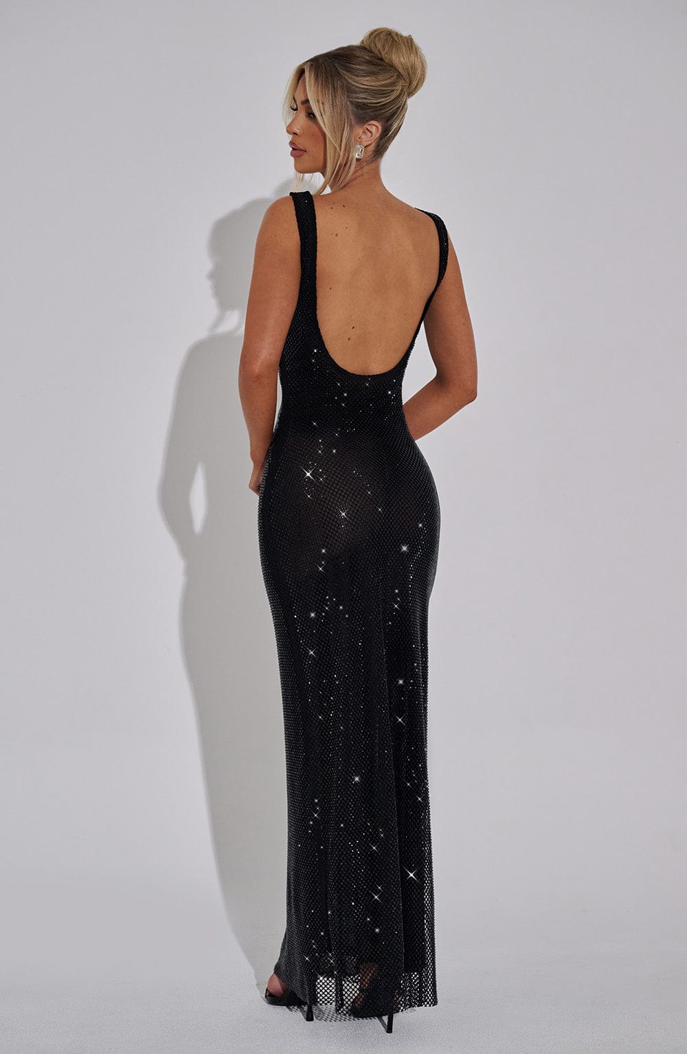 Yuki - Stretch Net Maxi Dress