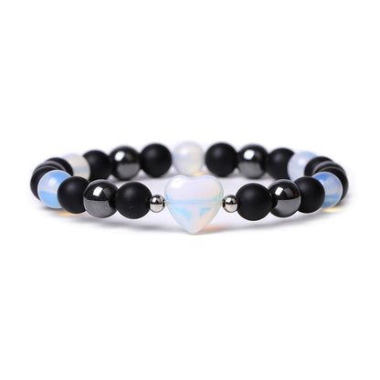 Black Onyx & Tiger Eye Protection Bracelet 8mm Beads
