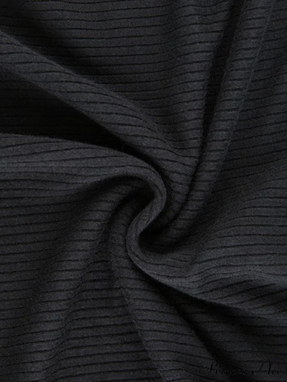 Black Ruched Graceful Bodycon Mini Dress