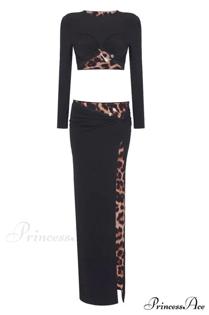 Black Stretch Stylish Cady Maxi Dress