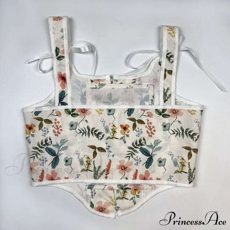 Blouse High Flowered Street Halter Top Design Designer for - Party Corset - Clubwear