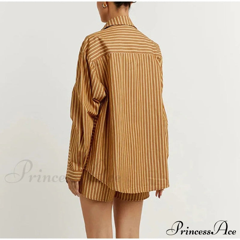 Blouse Outfits With Clothing Pieces Blouses Two Warm-season Mini Tracksuits Cotton Sets Shorts