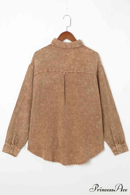 Blouse Textured With Buttons