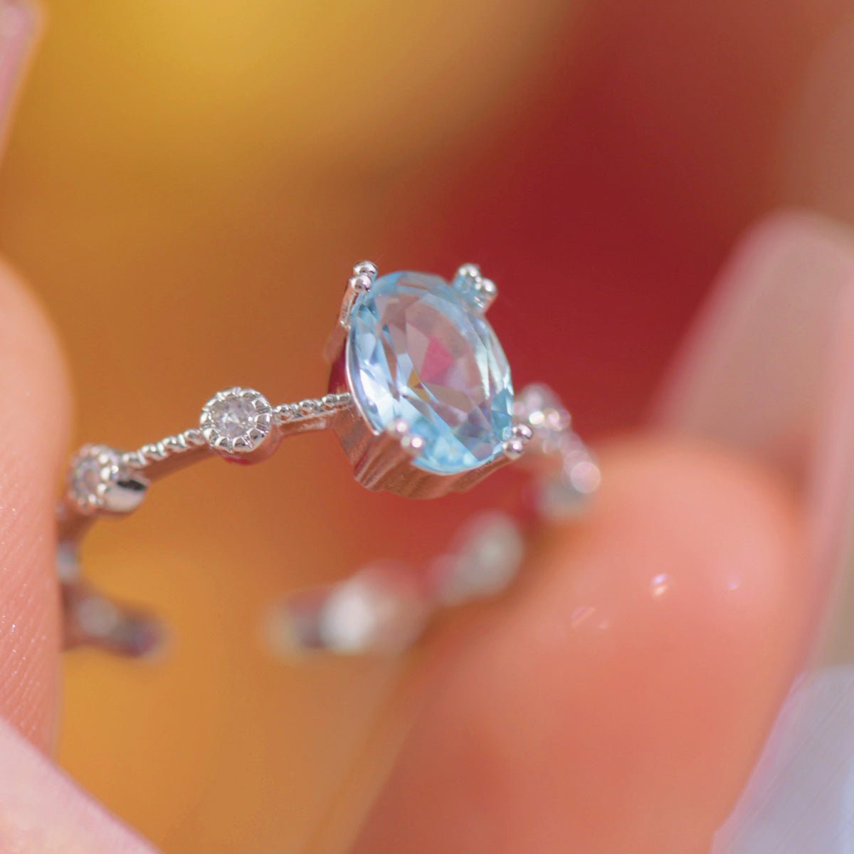 Blue Topaz Ring
