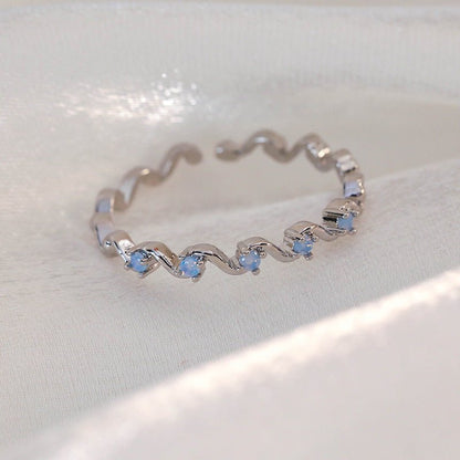 Blue Wave Ring