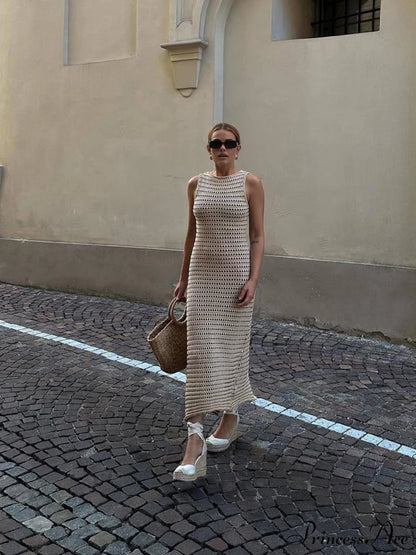 Knit Graceful Long Dress