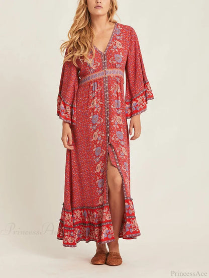 Print Maxi Dress