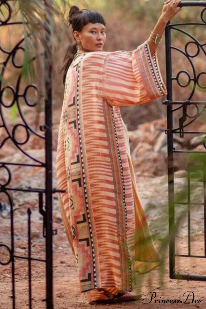 Tie Stylish Dye Kimono Blouse