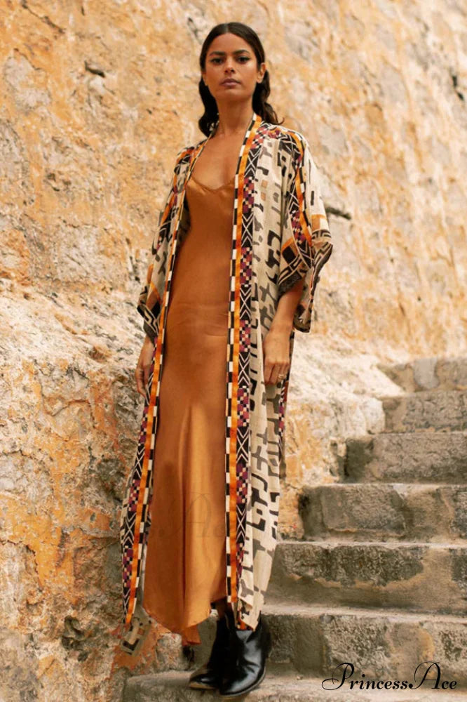 Tie Stylish Dye Kimono Blouse