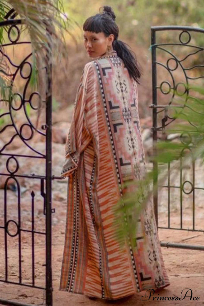 Tie Stylish Dye Kimono Blouse