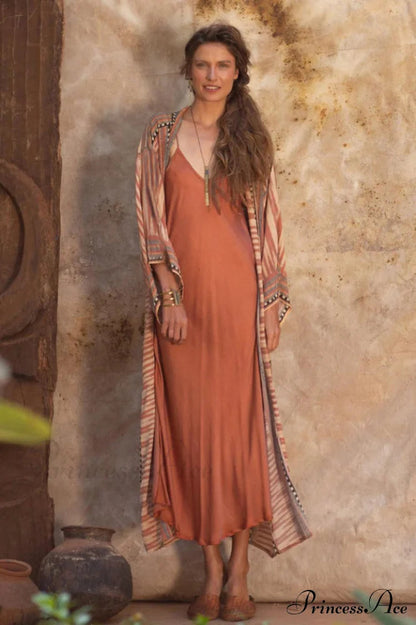 Tie Stylish Dye Kimono Blouse