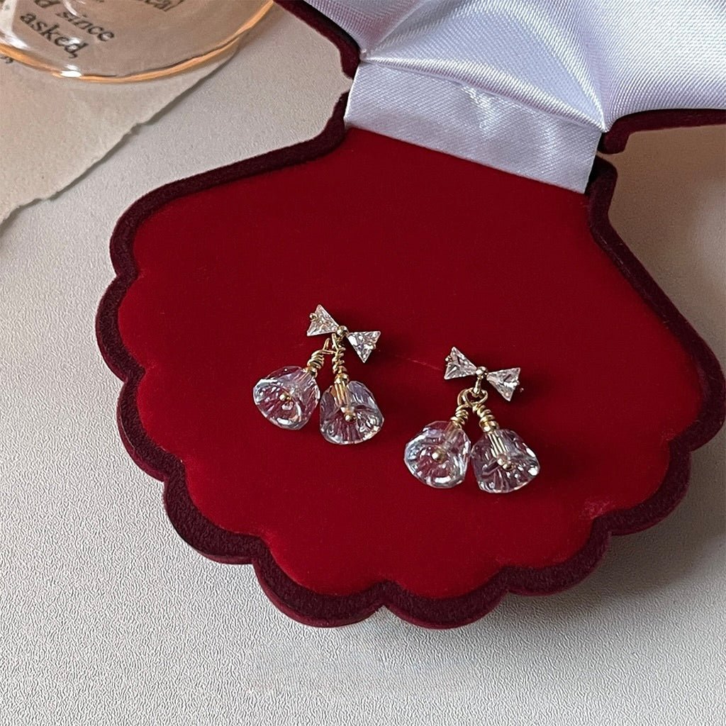 Bow and Bell Earrings
