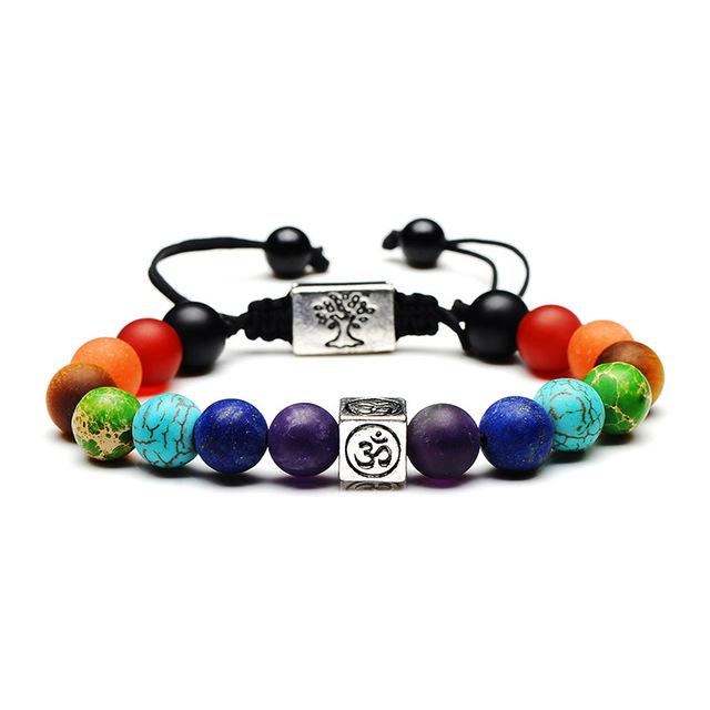 7 Chakra & Tree of Life Healing Bracelet