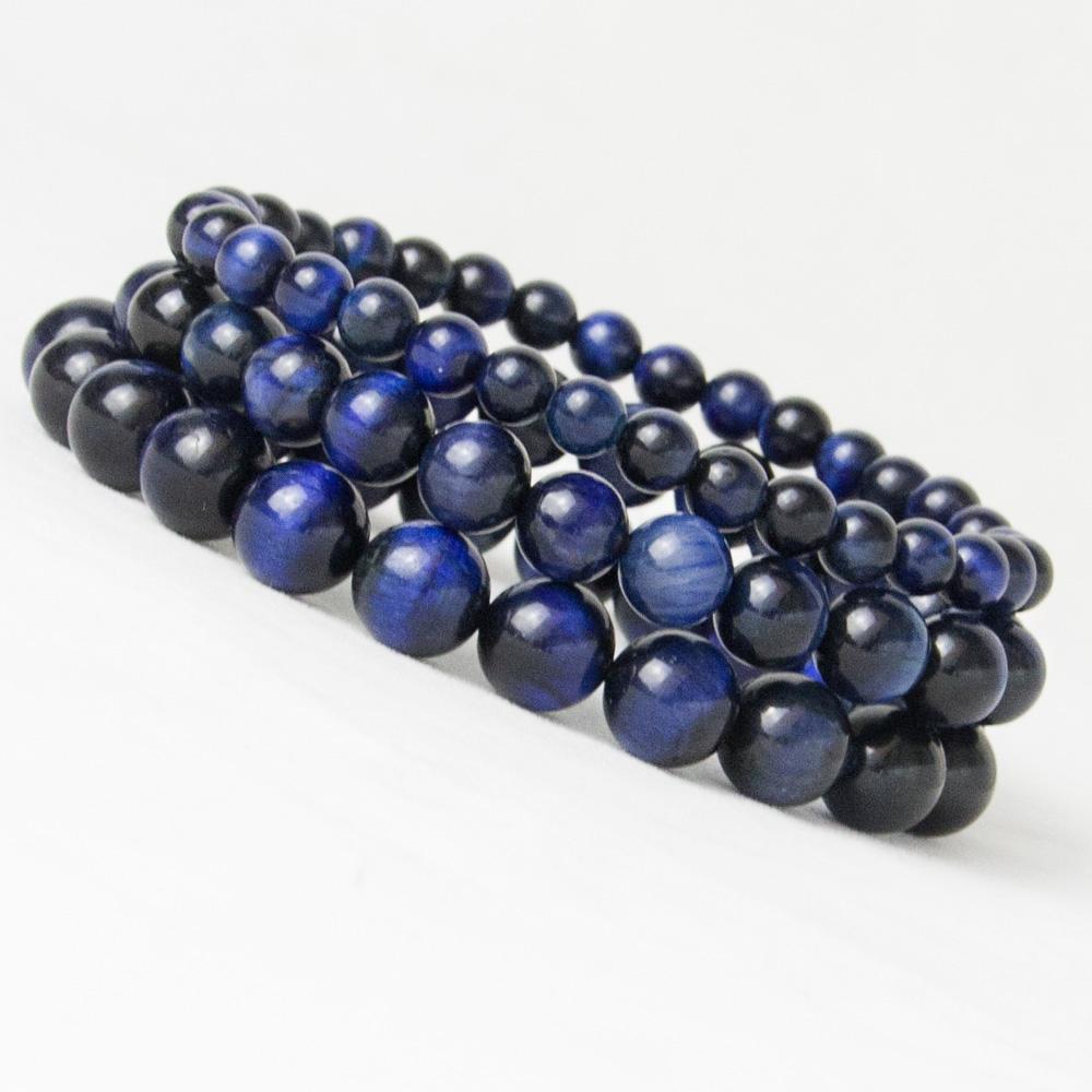 Blue Tiger Eye Natural Stone Bracelet