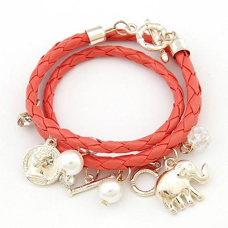 Elephant Statement Charm Bracelet