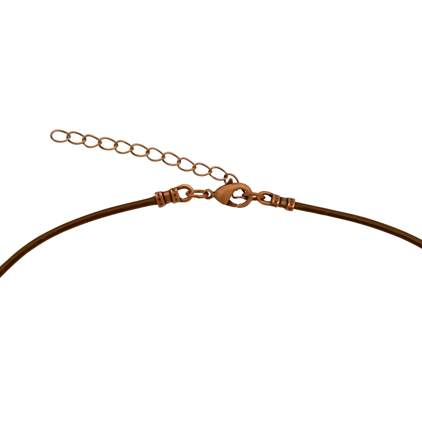 Dragonweave Feather Charm Necklace and Earring Set, Antique Copper Brown Leather Choker and Leverback Earrings