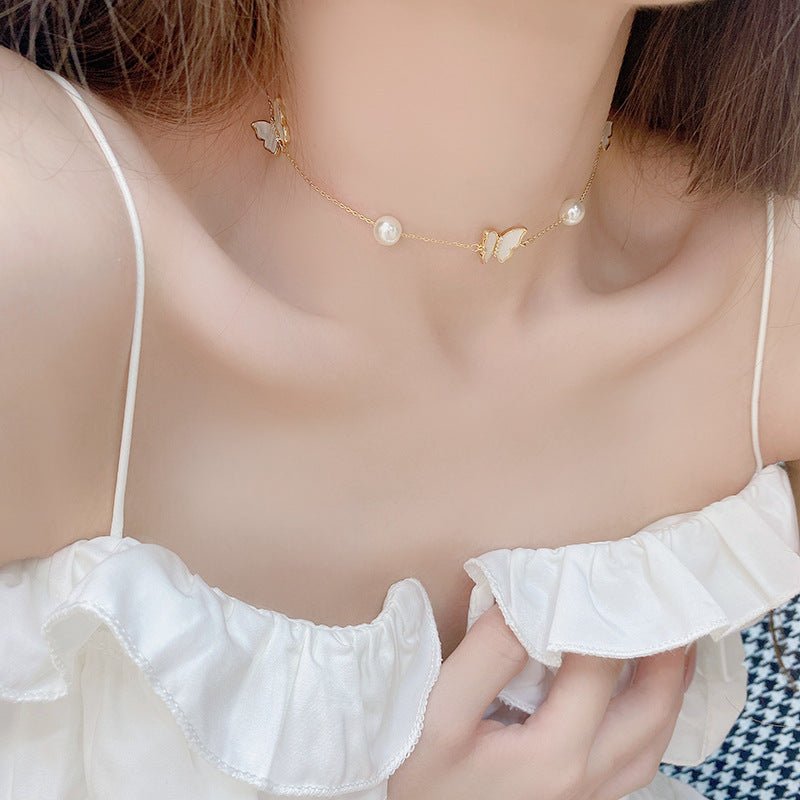 Tracey Butterfly Choker Necklace