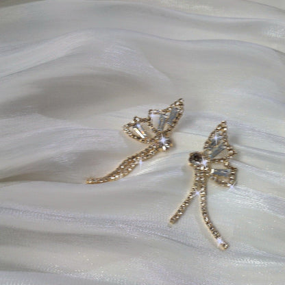 [] Sally Butterfly Drop Earrings