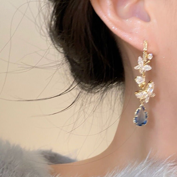 Yolanda Butterfly Drop Earrings