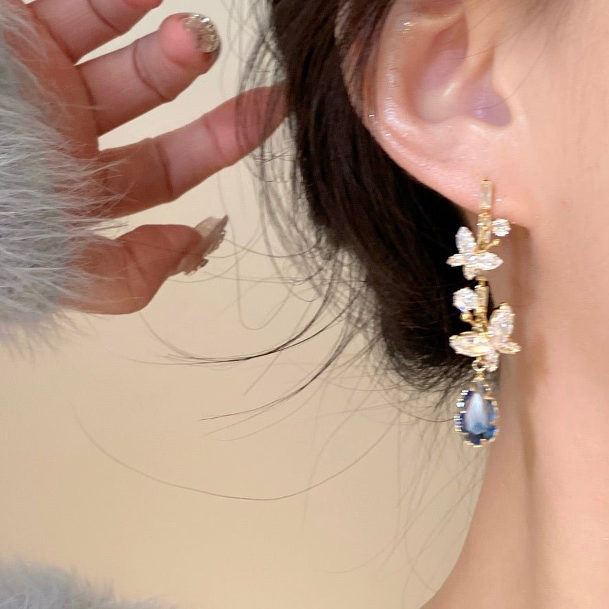 Yolanda Butterfly Drop Earrings
