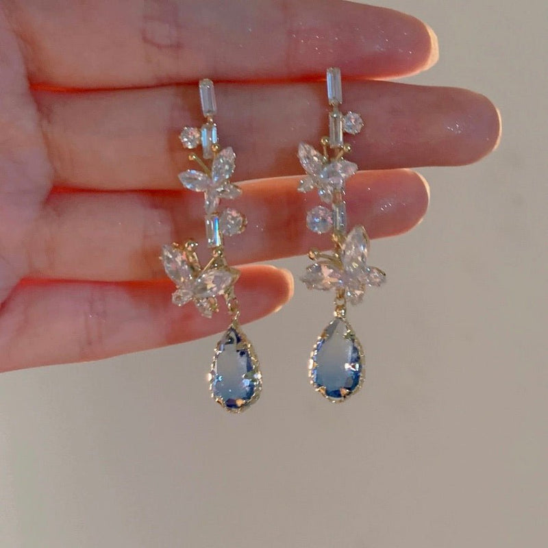 Yolanda Butterfly Drop Earrings
