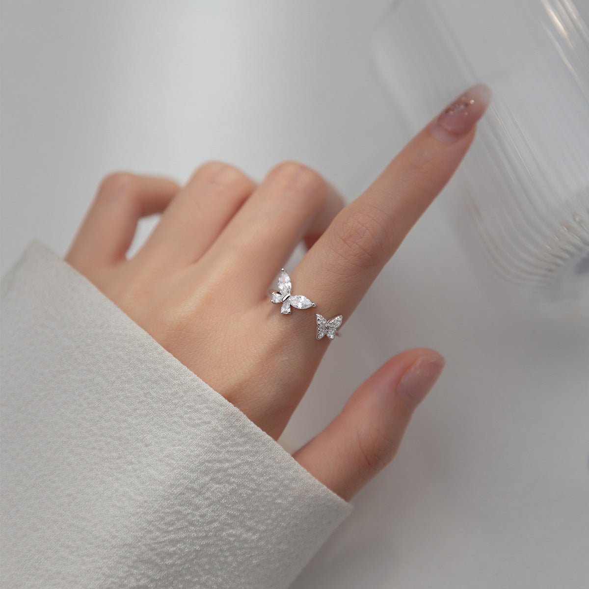 Butterfly Nocturne Ring
