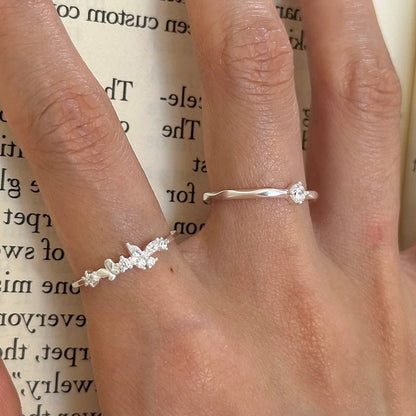 Butterfly Waltz Ring Set