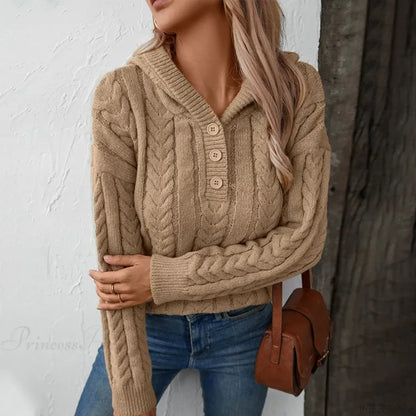 Button Cardigan Sweater