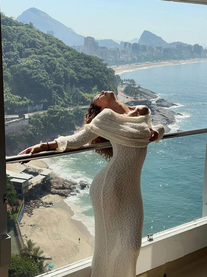 Nayara | Off Shoulder Maxi Dress