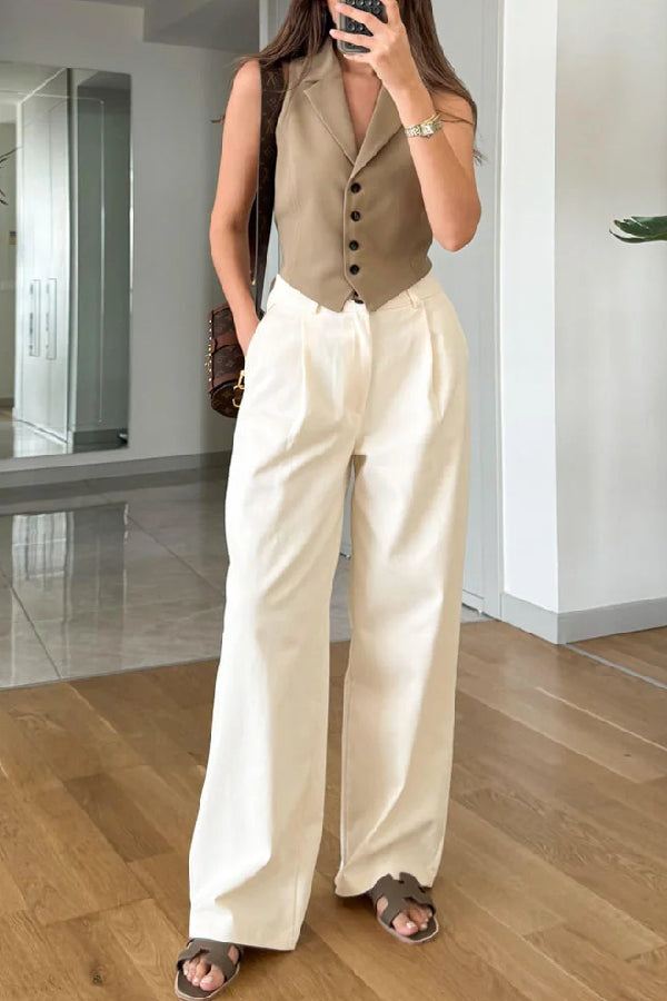 Lasel Vest \u0026 Pants Two-piece Set