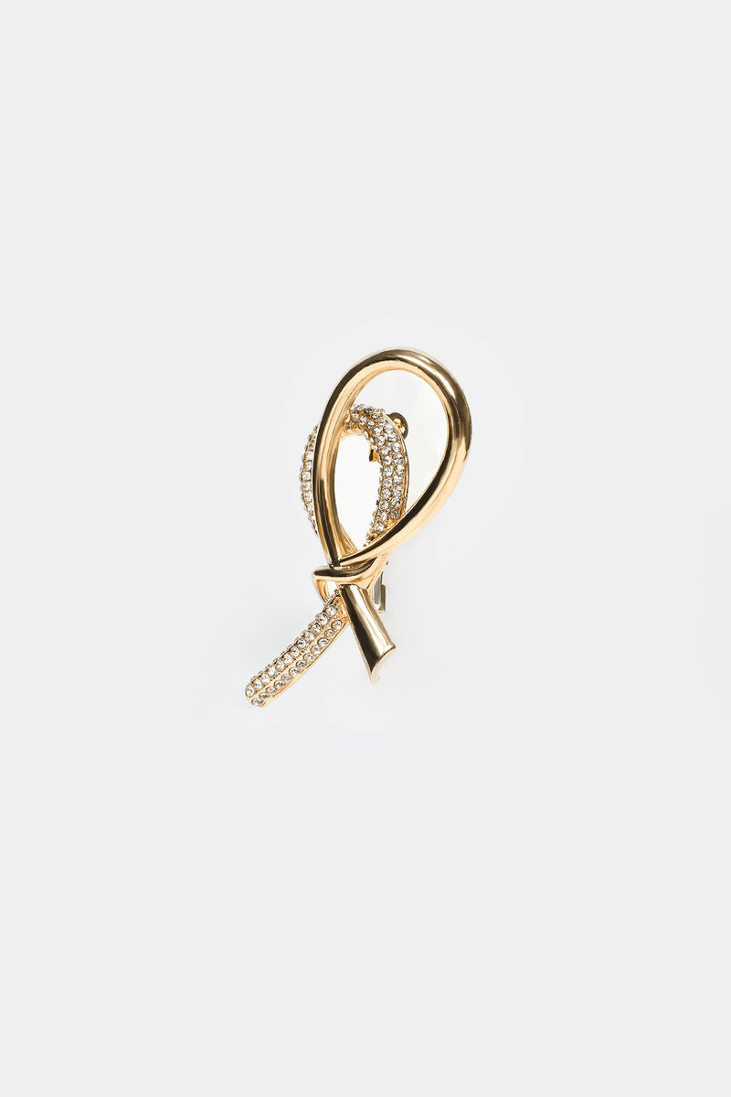 Irregular Metal Brooch