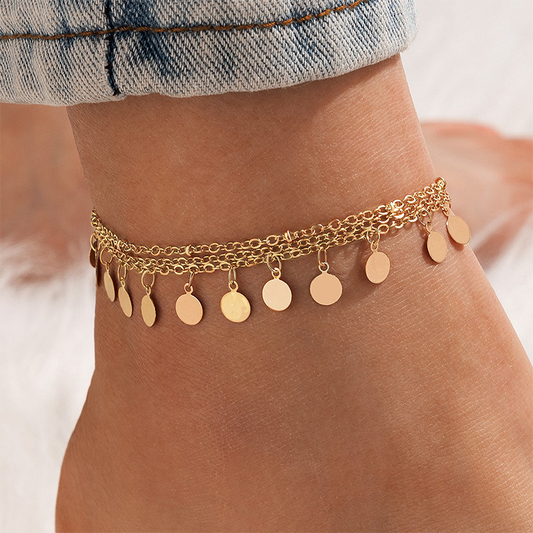 Simplicity Tassel Anklet