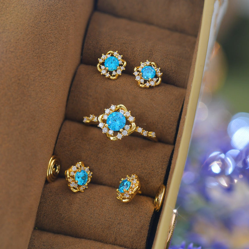 Capri Oceanlight Stud Earrings