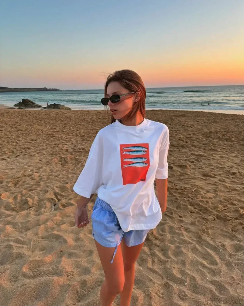 Fish Y2k Graphic T-shirt