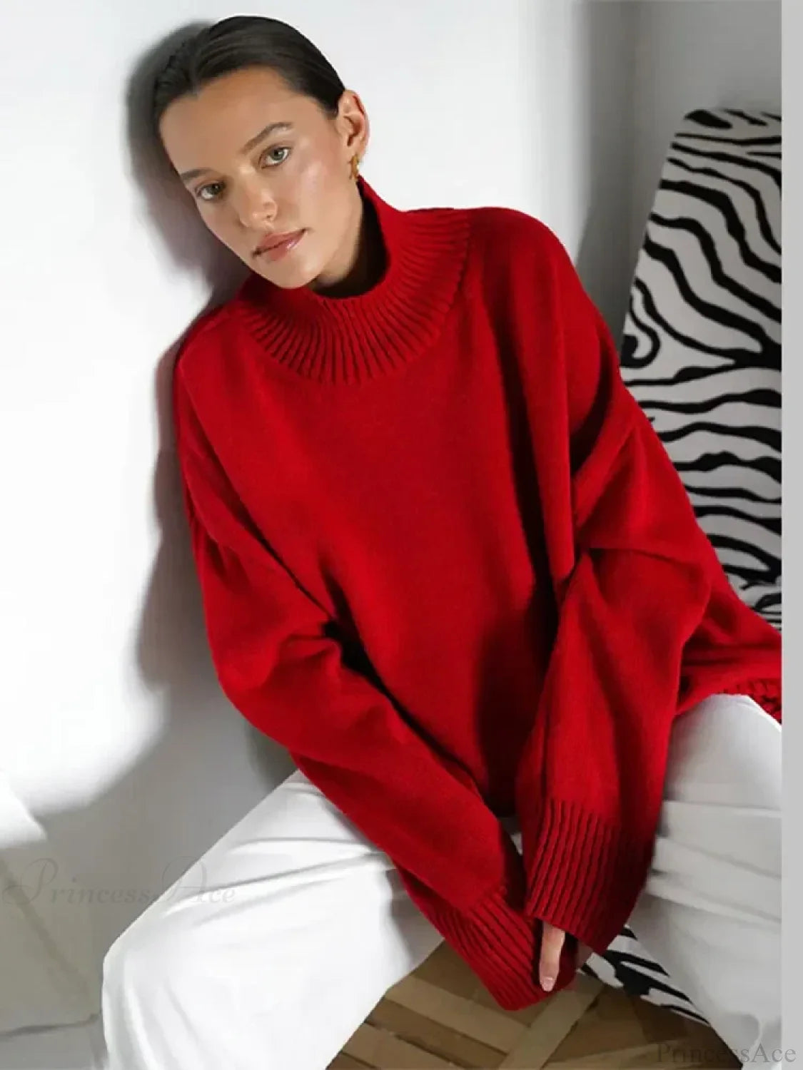Color Long Sleeve Sweater