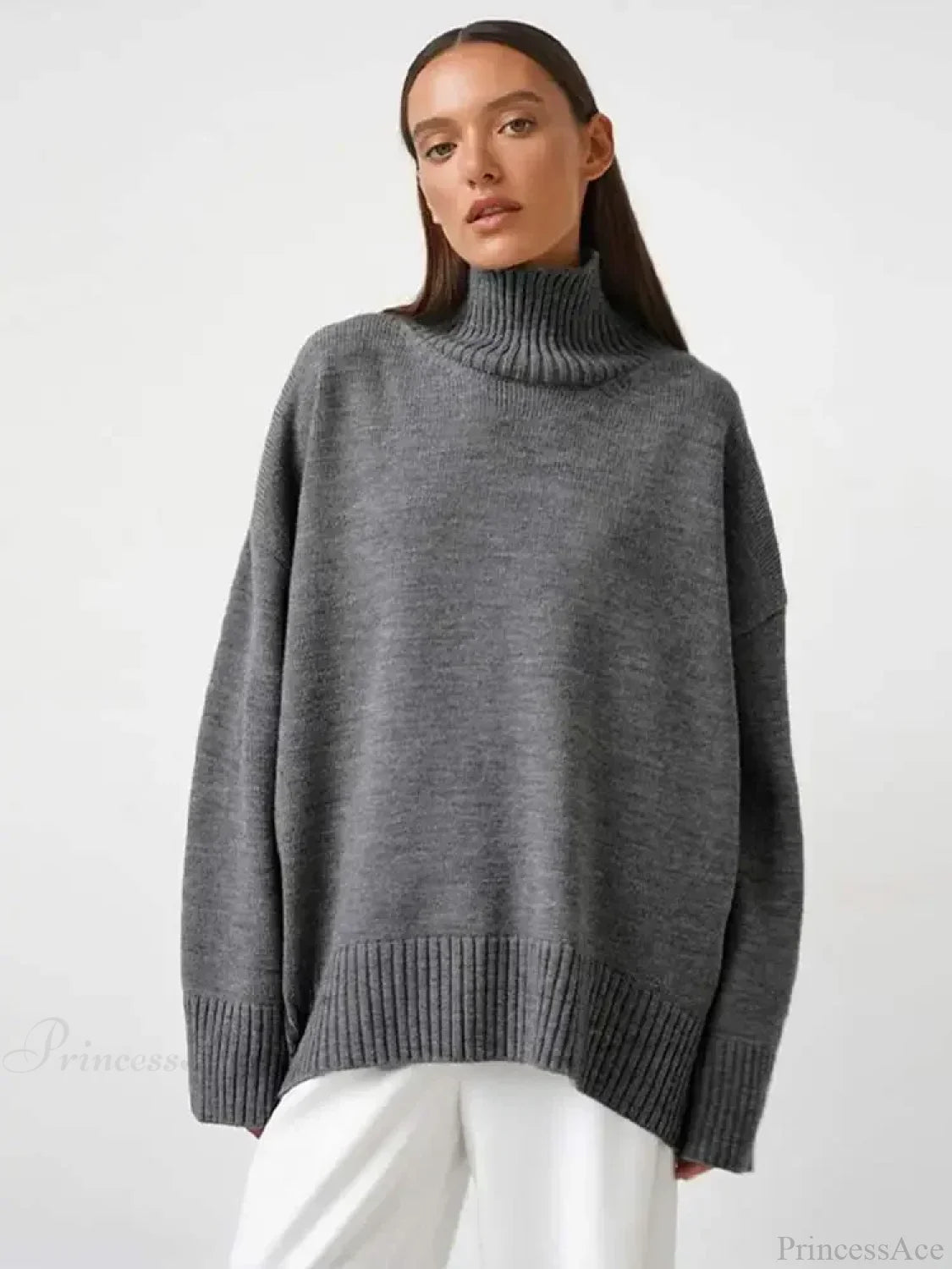 Color Long Sleeve Sweater