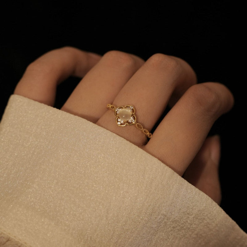 Cat's Eye Opal Ring