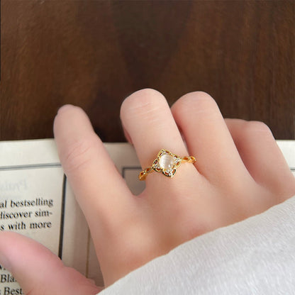 Cat's Eye Opal Ring