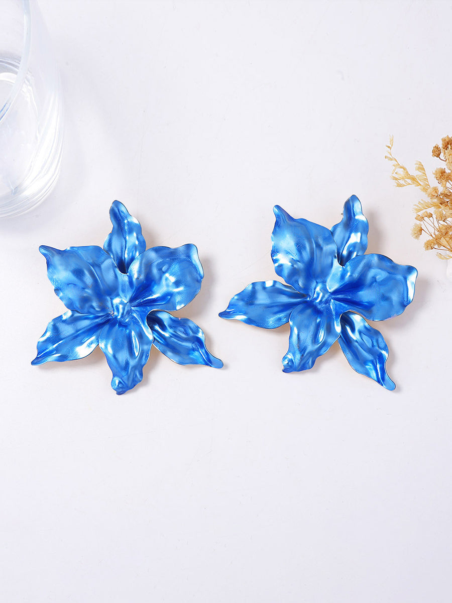 Flower Shape Earrings Accessories