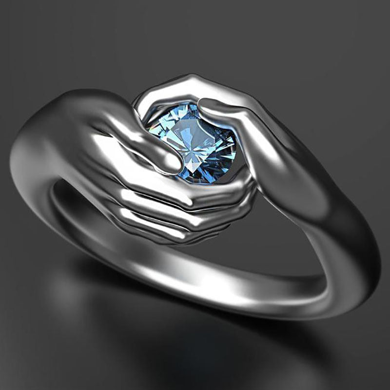 Hands Embracing Ring