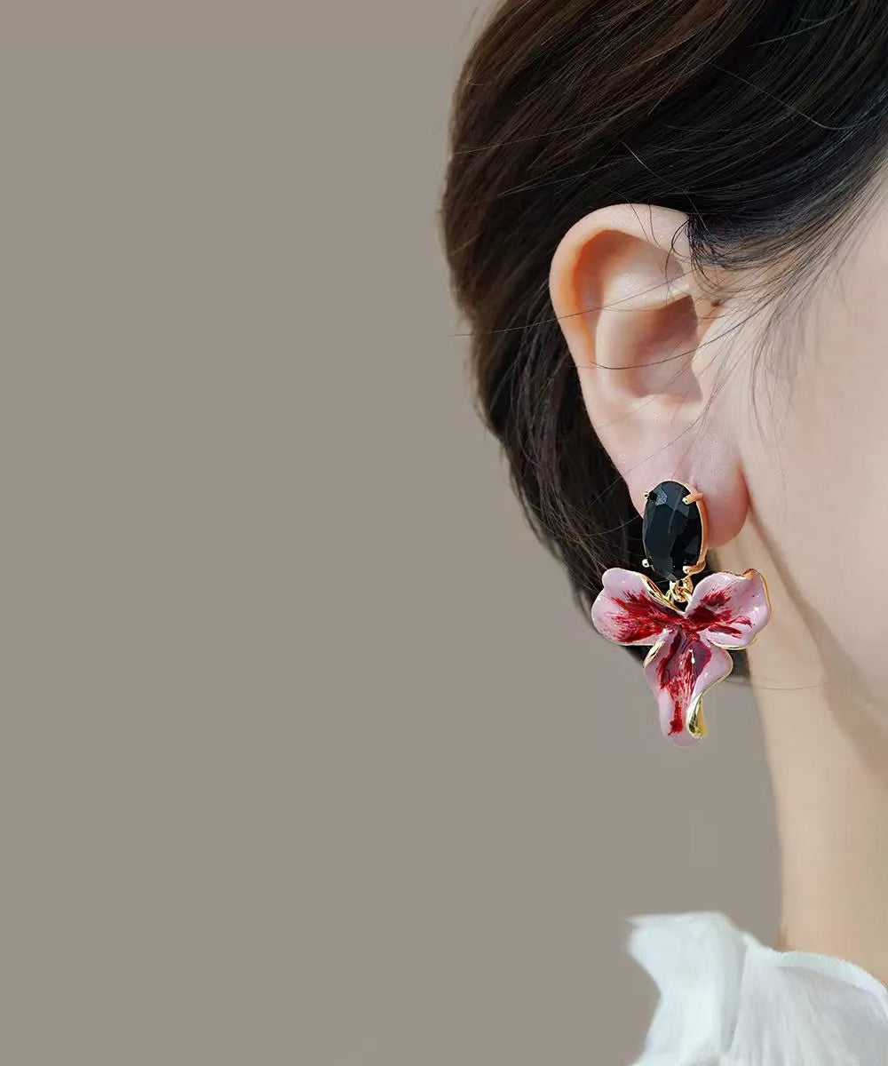 Sterling Silver Overgild Drop Earrings