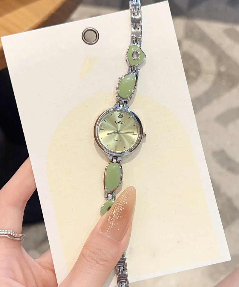 Fine White Alloy Waterproof Quartz Movement Watches