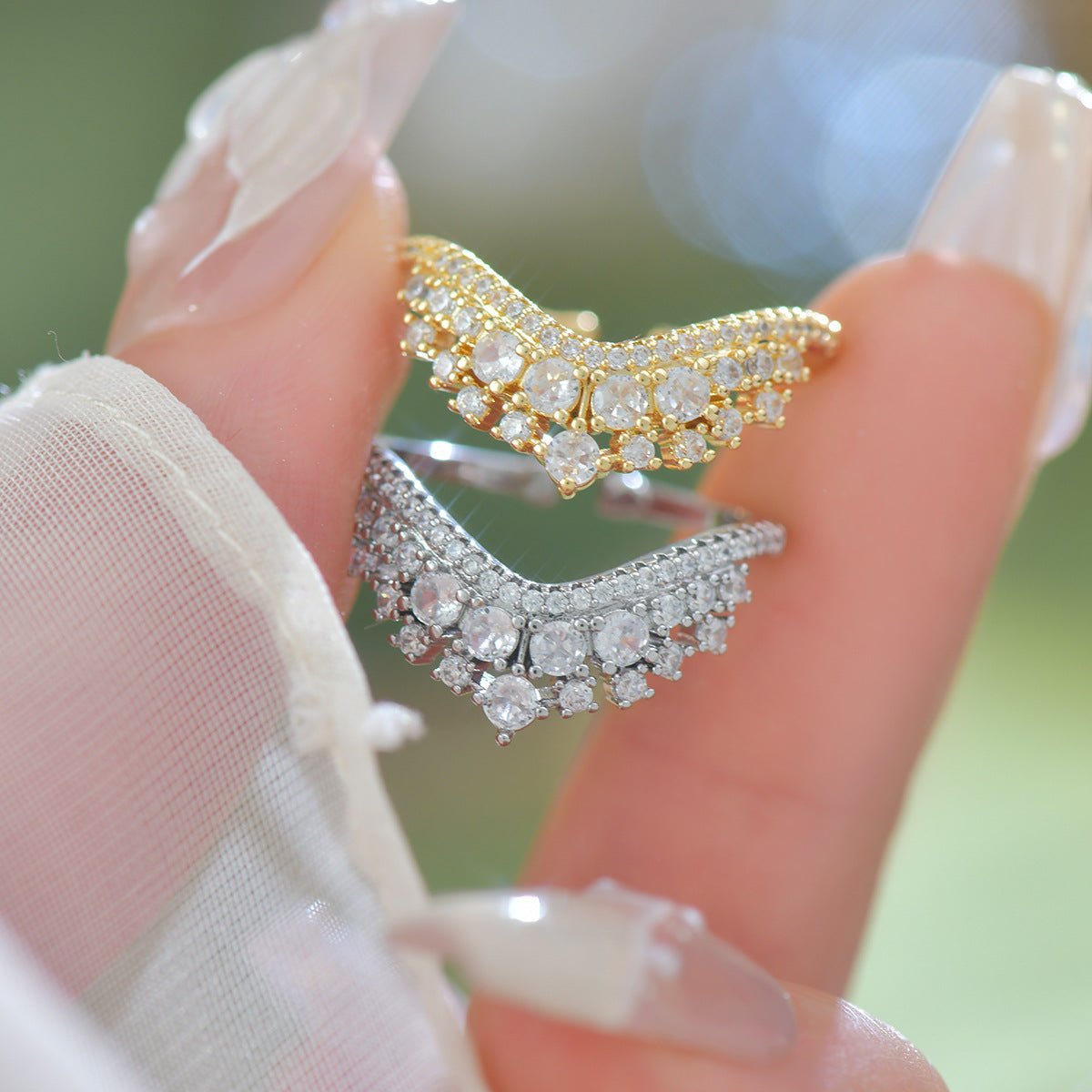 Celestia Tiara Ring in Gold