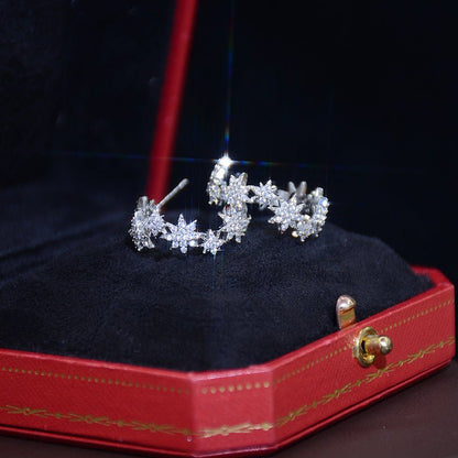 Celestial Hoop Earrings