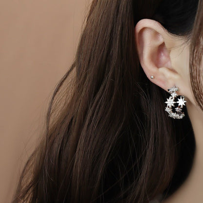 Celestial Hoop Earrings