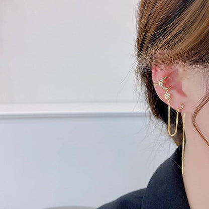 Celestial Threader Earrings and Cuffs