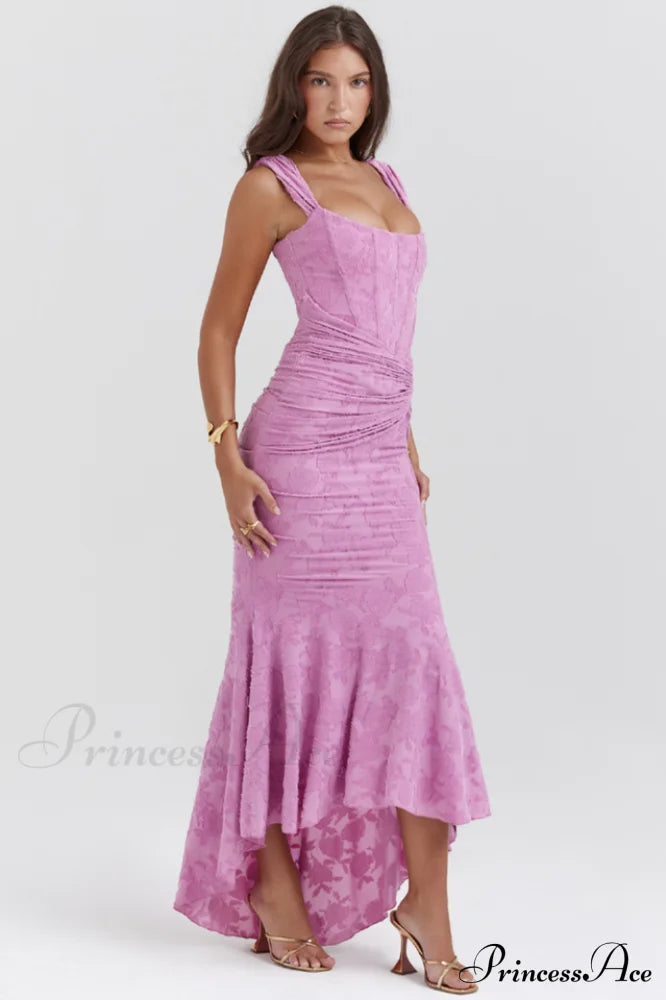 Cesca Rose Pink Charming Maxi Dress