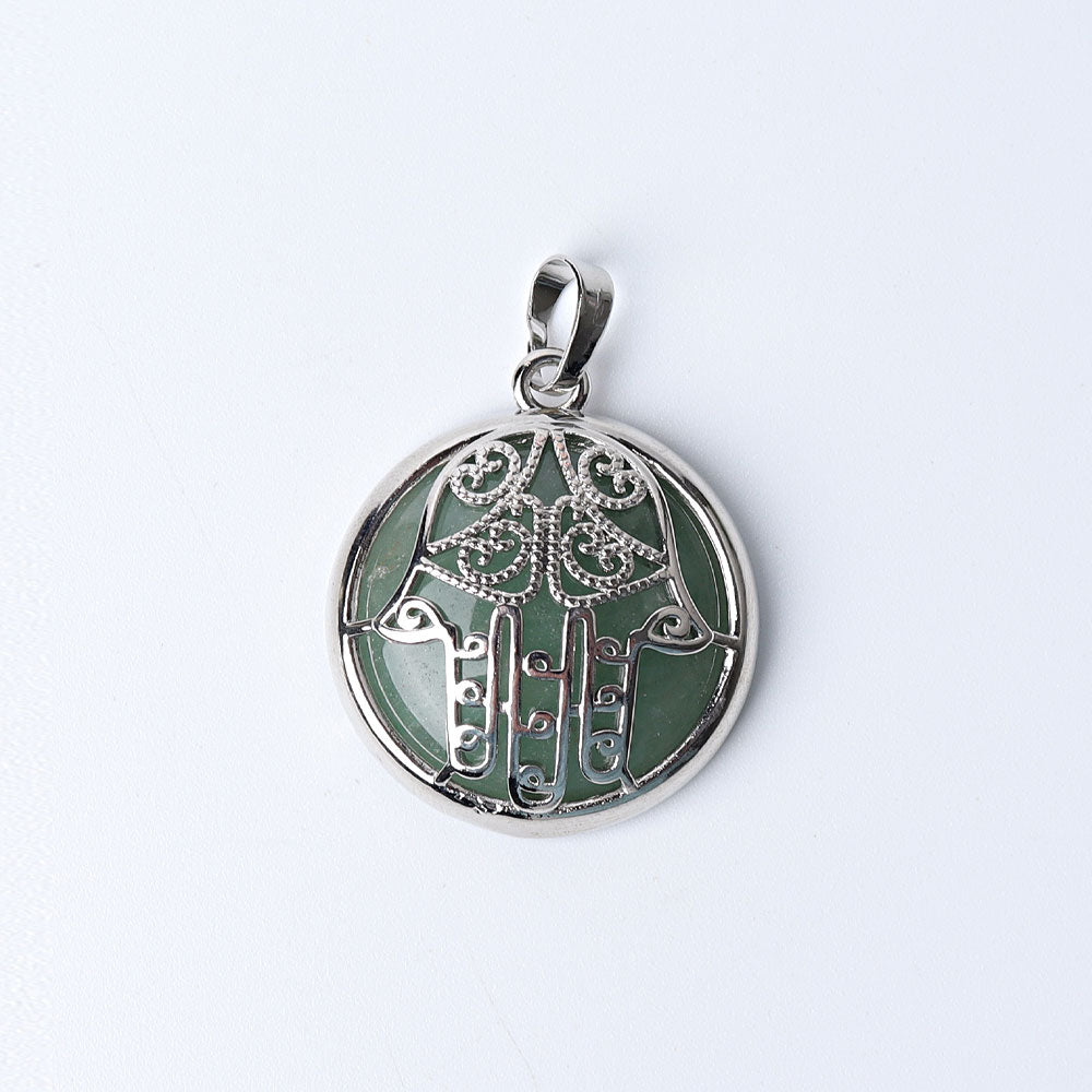 Chakra Hand Wrapped Spiritual Crystal Pendant 1.2 Inch